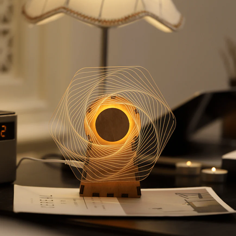 Elevate your ambiance with the captivating Harmony Glow Lamp.
