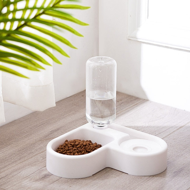 Pet Automatic Feeder Dog Cat Drinking Bowl